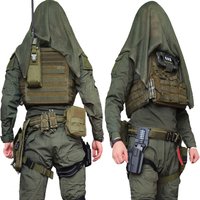 Rainbow Six Nokk Cosplay Hood Mask Head Cover Call of Duty Prop Tactical Vest Comic Con Costume Full Set