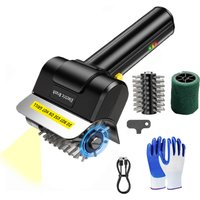 Cordless Electric Grill Brush Stainless Steel BBQ Brush Rechargeable Wireless Cleaning Brush Outdoor Cleaning Brush Grill Brush
