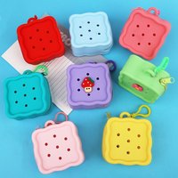 Soft Silicone Wallet Zipper Coin Purses Card Holder Money Bag Women Girls Change Pouch Travel Storage Bag Organizer Earphone Bag