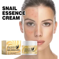 Snail Face Cream Hyaluronic Acid Moisturizing Improve Cracked Dry Rough Skin Facial Cream Face Lifting Nourishing Repair Korean