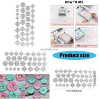 Flowers Die Cuts Metal Cutting Dies for Cards Making Scrapbooking Decorations