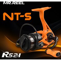 MR.REEL NT-S Spinning Reel 5.2:1 Gear Ratio Smooth Retrieve Lightweight Durable for Freshwater Saltwater Lure Fishing