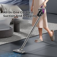 4 in 1 Cordless Vacuum Cleaner Stick Vacuum 40000 RPM Motor Interchangeable Heads Home Carpet Pet Hair Cleaner
