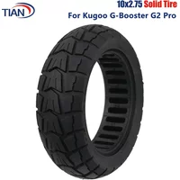 10 Inch 10x2.75-6.5 Solid Tire 85/65-6.5 Tyres for Kugoo G-Booster G2 Pro Electric Scooter Non-Pneumatic Wheel Accessories