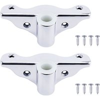 2X Side Mount Rowlock Boat Row Lock Oarlock Support Bracket Oar Sockets Marine Yacht Kayak Canoe Accessories