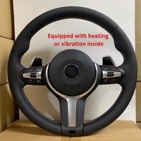 Vibration Heated Interior Leather Steering Wheel For BMW F10 F11 F01 F06 F20 F21 F22 F30 F31 F32 F34 F36 F80 F15 F25 M3 M5 M4 M6