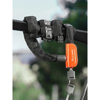AliExpress West Biking WEST BIKING Bike Key Chain Lock Anti-Theft A3 Iron Chain Extended Lock Bicycle Electric Bike Motorcycle MTB Road Bike Safe Lock