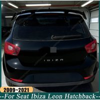 Car Rear Roof Trunk Spoiler Wing ABS Glossy Black Accessories For Seat Ibiza Leon 2009 To 2021 Hatchback Spoiler Body Kit Tuning