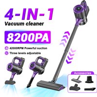 Multifunctional Handheld Vacuum Cleaner, 8.2Kpa Super Suction Power, 6000Mah Battery USB Charging, Brushless Motor, Adjustable Rod-Type Carpet Cleaner, Household Cleaning Tool