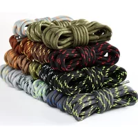 Round Climbing Shoelaces Hiking Walking Shoe Laces Work Boot Shoelace Outdoor Mountaineering Non Slip Duty Durable Shoestrings