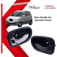 Inner Door Handle Black Chrome Left Right for Hyundai Accent 1.5L 1995-1999 Atos 1997-2005 82610-22001 82620-22001