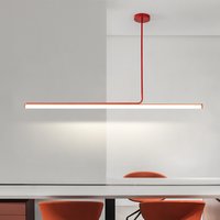 Lustres LED modernes minimalistes pour salon, salle à manger, chambre à coucher, lampes suspendues, tubes, éclairage décoratif pour cuisine