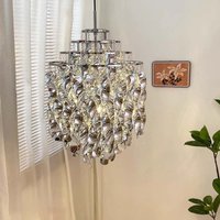 Nordic Spiral Waterfall Chandelier Living Dining Room Bedroom Pendant Lamp Restaurant Bar Home Lighting Hanging Light Fixture