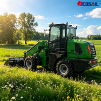TL1500 Telescopic Wheel Loader 1500kg Rated Load CE Certified Euro 5 Stage V 4WD Hydraulic Mini Telehandler with Full Attachment