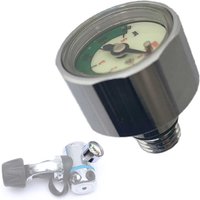 Diving 350bar First Stage Direct-Mount Mini Pressure Gauge Sidemount BCD Mini Residual Pressure Gauge Diving Accessory