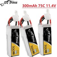 TATTU 300mAh 75C 3S 11.4V Lipo Battery For RC Helicopter Quadcopter FPV Racing Drone Parts 11.4V Rechargeable Battery With PH2.0