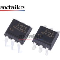 10PCS MOC3063 DIP SMD 6-PIN MOC3063SR2M MOC3063M PHOTOTRIAC DRIVER OPTOCOUPLER IC CHIP