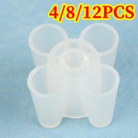4/8/12PCS Plastic Sewing Machine Thread Adapter Plastic Cone Thread Holder Stand Serger Spool Holder For Sewing Accessories