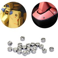 30pcs/Bag Metal Armor Detail Up Screw Parts For HG PG MG Model 1.1/1.5/2/2.5/3.0/3.5/4/4.5mm Diameter