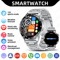 FOXBOX Smart Watch Health Sports Fitness Tracker Sleep Monitor Bluetooth Call Business Waterproof Luxury Smartwatch Men Women