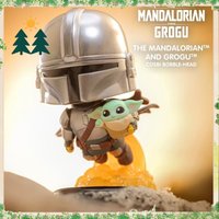 Original Hot Toys Star Wars The Mandalorian Grogu COSBI Mini Figure Blind Box Collectible Ornament Display Toy Girl Boys Gift