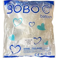 50pcs/Set Pre-Stretched Bobo Balloon Transparent Bubble Ballon Clear 13 18 20 24 Inch for LED Light Party Supplies Decorations