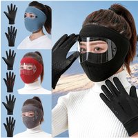 AliExpress NONE Winter Windproof Anti -dust Full Face Mask Cycling Ski Breathable Masks Eye Shield High Definition Anti Fog Goggles Hood Cover