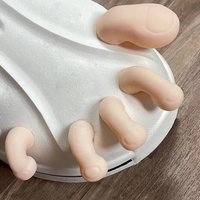 5Pcs/set Big Toe Hanging Shoe Charm Decoration Simulation Personality Funny Creative Shoe Accessory,DIY