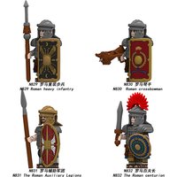 Roman Empire Legion Reigns Building Blocks Gladiator Archer Soldier Mini Action Figure Toys