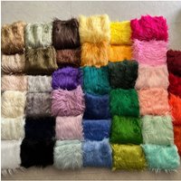 50cmx50cm Long Pile Faux Fur Fabric Soft Plush Cloth for DIY Cotton Doll Hair, Cosplay Props, Photography Background & Crafts