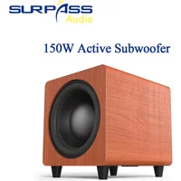 150W Power Subwoofer Wooden Speaker 10inch Music Woofer Stereo Bass Boombox Column Surround Audio Echo Gallery TV Stage SoundBox