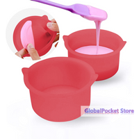 400ml Wax Warmer Heat-Resisting Replacement Silicone Bowls Hair Removal Wax Non-Stick Pan Easy To Clean Hair Removal Beauty Tool