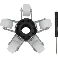 17MM Pipe Sewer Camera Protective Cover 5 Rollers Inspection Camera Guide Wheel for Above 100mm Pipeline