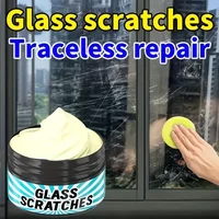 Glass scratch repair paste, suitable for repairing scratches on car windows, bathroom glass, glasses, and lenses.