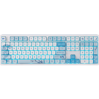 EPOMAKER x LINDSEYSZN Azure Dragon SZN Keycaps Set 140 Keys MOA Profile PBT Keycaps MX-Compatible for ANSI/ISO Layout Keyboards