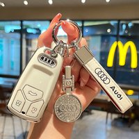 Fashion Car Smart Remote Key Case Cover Protective Shell Styling Accessories For Audi A4 B9 A5 A6 8S 8W Q5 Q7 4M S4 S5 S7 TT RS