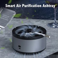 Strong Suction Ashtray Portable Air Cleaner Washable Design with Type-C Charging for Car Home Office