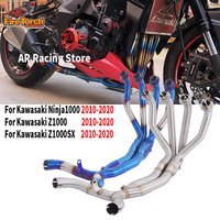 For KAWASAKI Z1000 Z1000SX Ninja1000 2010 - 2020 Motorcycle Exhaust System Muffler Front Link Pipe Moto Connect Original Muffler image 4