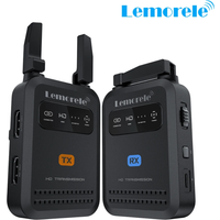 Lemorele 200 m kabelloser HDMI-Sender und -Empfänger, 1080P-Video-Transceiver, HDMI-Extender mit geringer Latenz für Fotografie, Live-Streaming