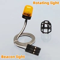Beacon light RC Rotating Light LED Engineering Lamp for 1/14 Excavator Tamiya RC Truck Trailer Tipper Scania 770S Car Diy Parts