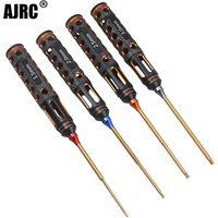 4pcs Rc Model Car Repair Tools Hard Alloy Steel Metal Hex Screwdrivers Tools 1.5/2.0/2.5/3.0mm For Rc Model Cars Airplane Boat