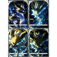 4Pcs Pokemon Cards Jolteon PTCG Shining Rare Holographic Cards Collection Creativity Game Anime Flash Cards Pokemon Card Gift