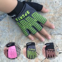 Summer Kids Cycling Gloves Fingerless Boys Girls Breathable MTB Sports Scooter Anti-Slip Training Hiking Child Gloves Ages 4-8