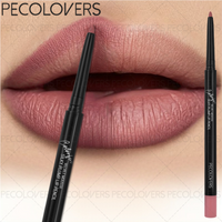 Matte Lip Liner Pencil, Long-Lasting Velvet Lip Liner with Smooth Texture,Beginner-Friendly