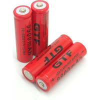9900mAh 18650 High Capacity Rechargeable Lithium Battery with Charger for Flashlights And Outdoor Electronic Devices 3.7V