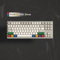 WOB Crush80 Theme Keycap Set PBT Custom 80% 75% 65% Keyboard Cap Cherry Profile Gaming KeyCap for Mechanical Keyboard Rainy75