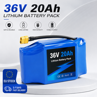 36V 10S2P Lithium-Akkupack 10Ah 20Ah Wiederaufladbarer Li-Ionen-Akku für Elektro-Balance-Scooter Zweirad-Smart-Scooter Ersatzakku EU-Lager Schneller Versand