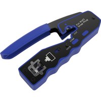 RJ45 UTP Crimper Network Tools Ethernet Cable Stripper Through-hole Connector CAT5/6/7/8 Pliers Pressing Wire Clamp Tongs Clip