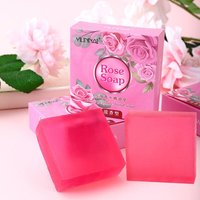 Rose Essential Oil Soap Pure Handmade Natural Women Nourishing Soap Hand Long Bathing Cleanser Per Lasting Fragrance