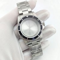 39mm Case NH35 Case Retro Watch Case High Quality Stainless Steel Sapphire Glass Waterproof Watch Case Fit NH35/NH36 Movement